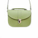 Olympia Handmade Leather Bag - Sage Green-3