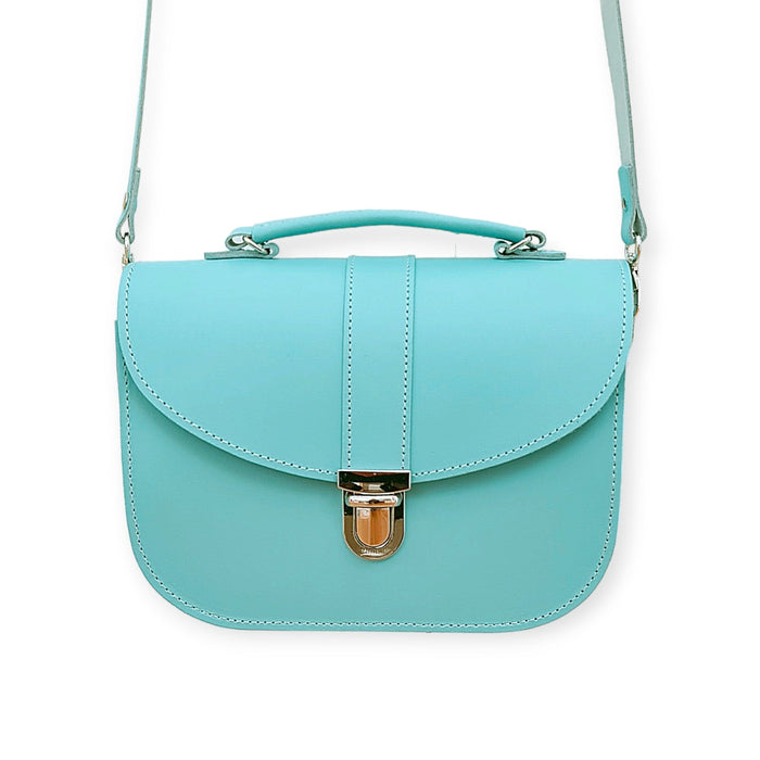 Olympia Handmade Leather Bag - Limpet - Shell Blue-3