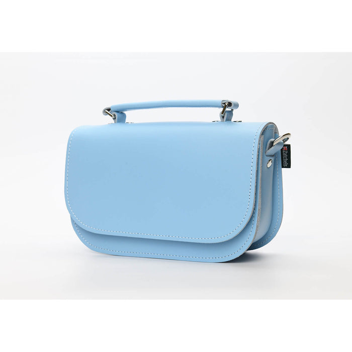 Aura Handmade Leather Bag - Baby Blue-1