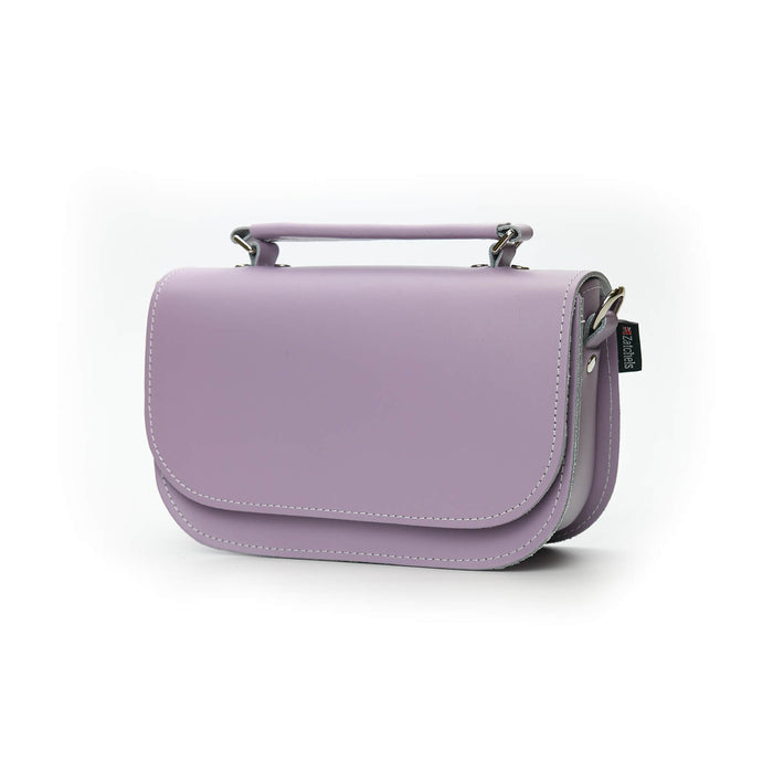Aura Handmade Leather Bag - Pastel Violet-1