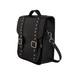 Handmade Leather City Backpack - Black Gothic Studded-1
