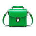 Handmade Leather Sugarcube Handbag - Green-0