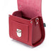 Handmade Leather Sugarcube Handbag - Red-2