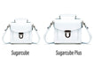 Handmade Leather Sugarcube Handbag - White-4