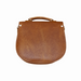 Handmade Tannery Leather Saddle Bag - Tan-4