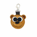 Brown Bear Handmade Tannery Leather Bag Charm-0