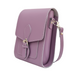 Handmade Leather Festival Phone Bag - Pastel Violet-0