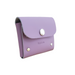 Handmade Leather Simple Coin Purse - Pastel Violet-1