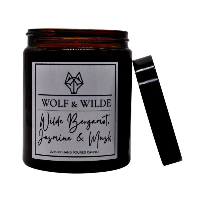 Wilde Bergamot, Jasmine & Musk Luxury Aromatherapy Scented Candle-8