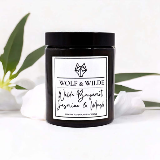 Wilde Bergamot, Jasmine & Musk Luxury Aromatherapy Scented Candle-0