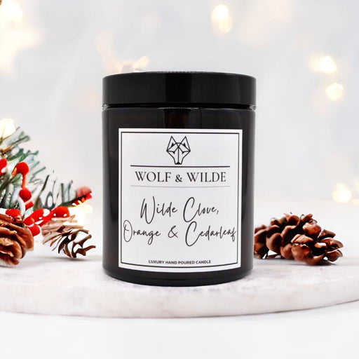 Wilde Clove, Orange & Cedarleaf Christmas Candle-0