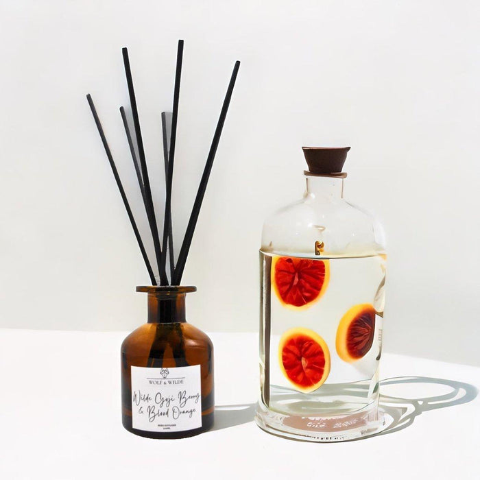 Wilde Goji Berry & Blood Orange 120ml Reed Diffuser With 8 Reeds - Love Thy Bargains