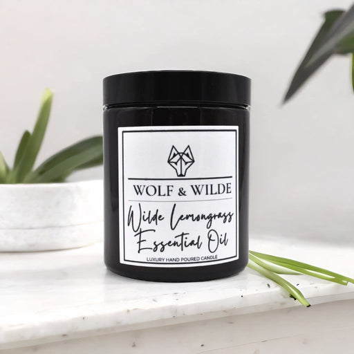 Wilde Lemongrass Essential Oil Luxury Aromatherapy Scented Candle-0