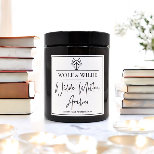 Wilde Molten Amber Luxury Aromatherapy Scented Candle-0