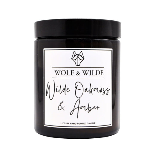 Wilde Oakmoss & Amber Luxury Aromatherapy Scented Candle-1