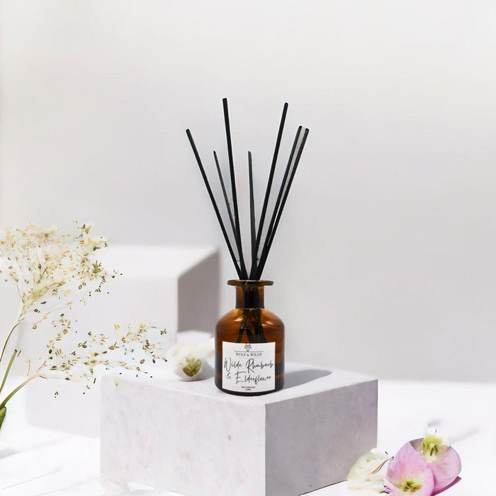 Wilde Rhubarb & Elderflower 120ml Reed Diffuser With 8 Reeds - Love Thy Bargains