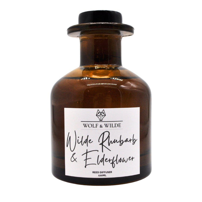 Wilde Rhubarb & Elderflower 120ml Reed Diffuser With 8 Reeds - Love Thy Bargains