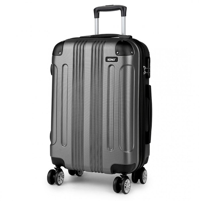 24 Inch ABS Hard Shell Suitcase Luggage  Grey