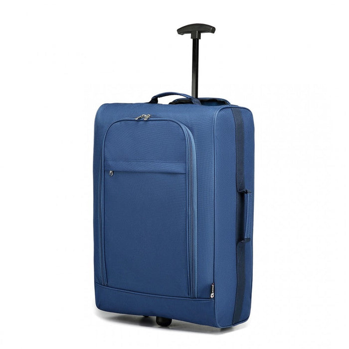 K1873-2 - Kono Cabin Size Soft Shell Hand Luggage - Blue