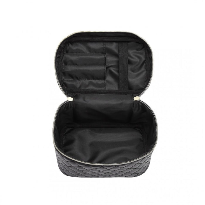 E2103 - Miss Lulu Make-up Organiser Storage Bag - Black